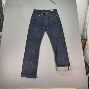 Uniform Bridge Ordinary Jeans Mens Blue Selvedge Denim Straight Korea Fits 28x30